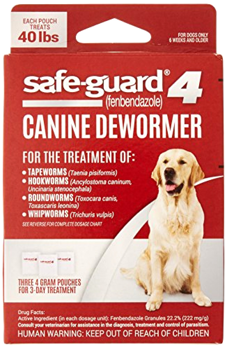 8in1 Safe-Guard 4 Canine De-Wormer for Large Dogs, 3 day treatment