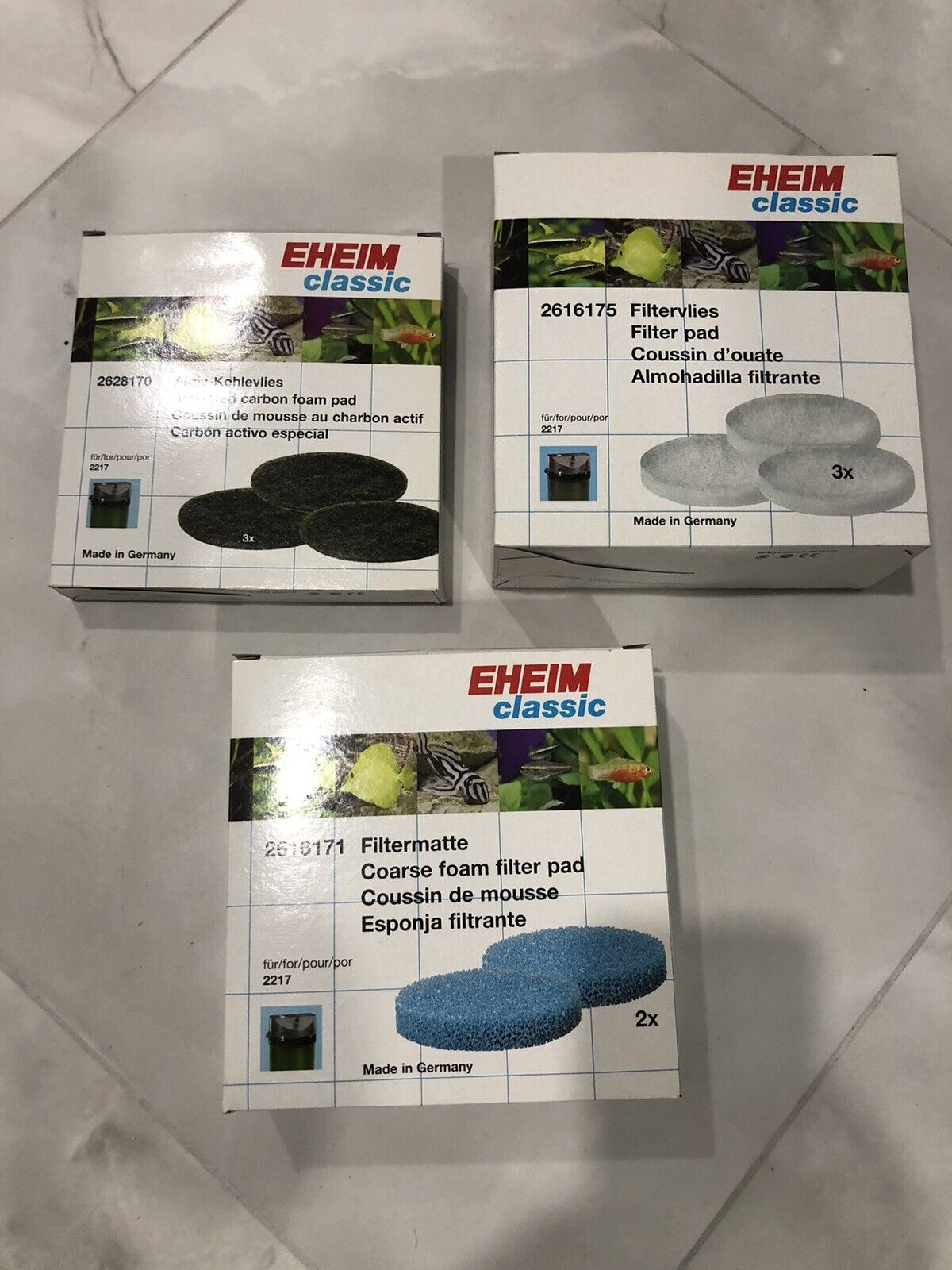Eheim Classic 2217 Filter Pad Sets