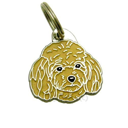 Dog name ID Tag,  Toy Poodle, Personalized, Engraved, Handmade, Charm