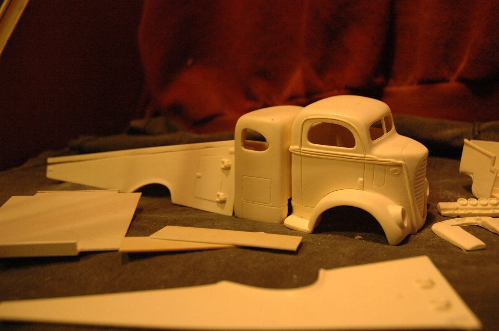 new release1938 ford coe cab and sleeper choptop and car carrier