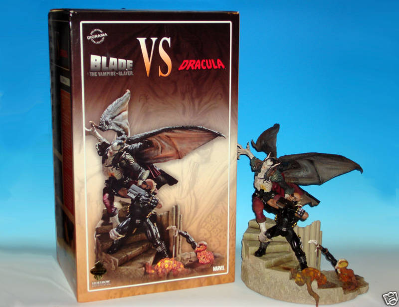 Blade Vs Dracula Sideshow Collectibles Exclusive Diorama Statue Marvel Sample