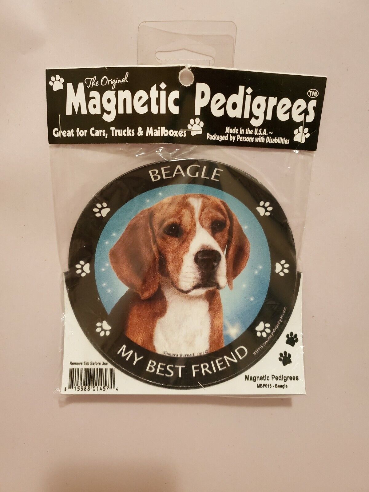 Pet Gifts USA Magnetic Pedigrees Dog Magnet - Beagle My Best Friend