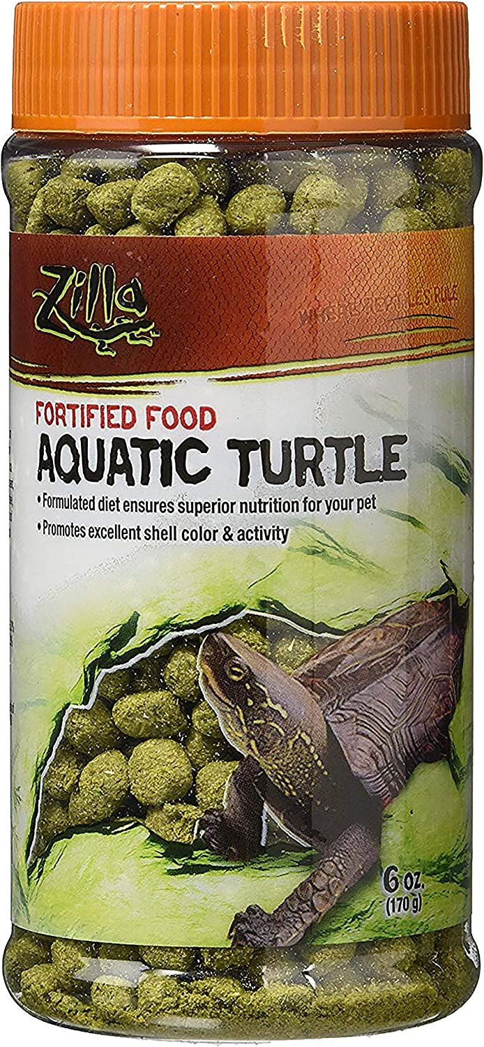 Zilla Aquatic Turtle Extruded Food Pellets 6 Ounces 
