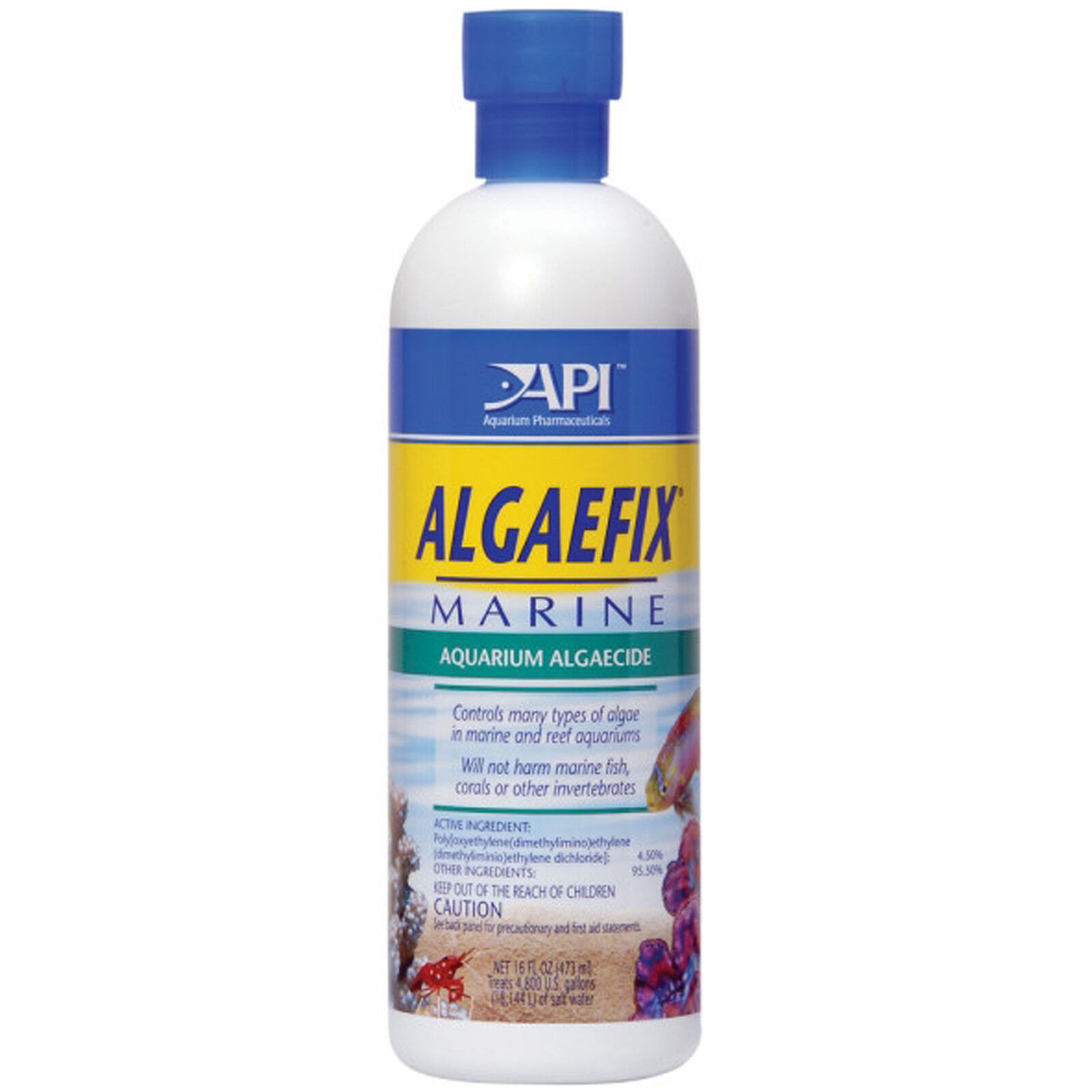 Aquarium Pharmaceuticals Algaefix Marine 16 oz Reef Safe Algaecide FREE USA SHIP