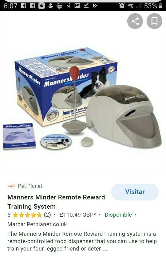 MannersMinder Remote Reward Training Sistem