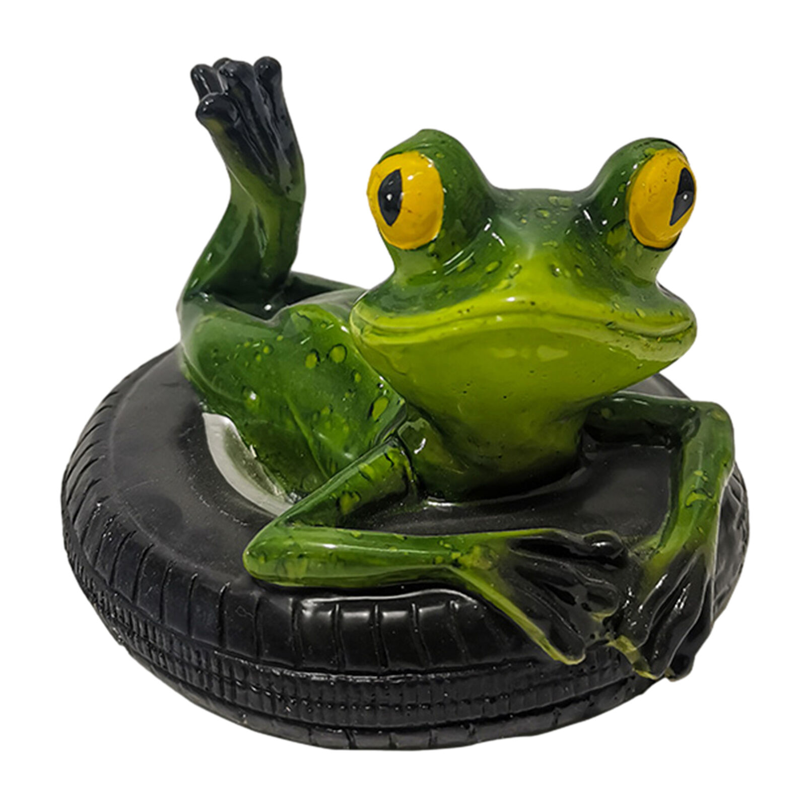 Water Floating Frog Raft Garden Pool Pond Fish Tank Floating Ornament Home Decor