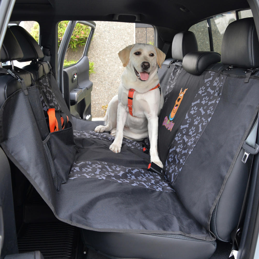 Waterproof Pet Seat Cover Dog Cat Universal Rear Bench for Car SUVs Van Truck