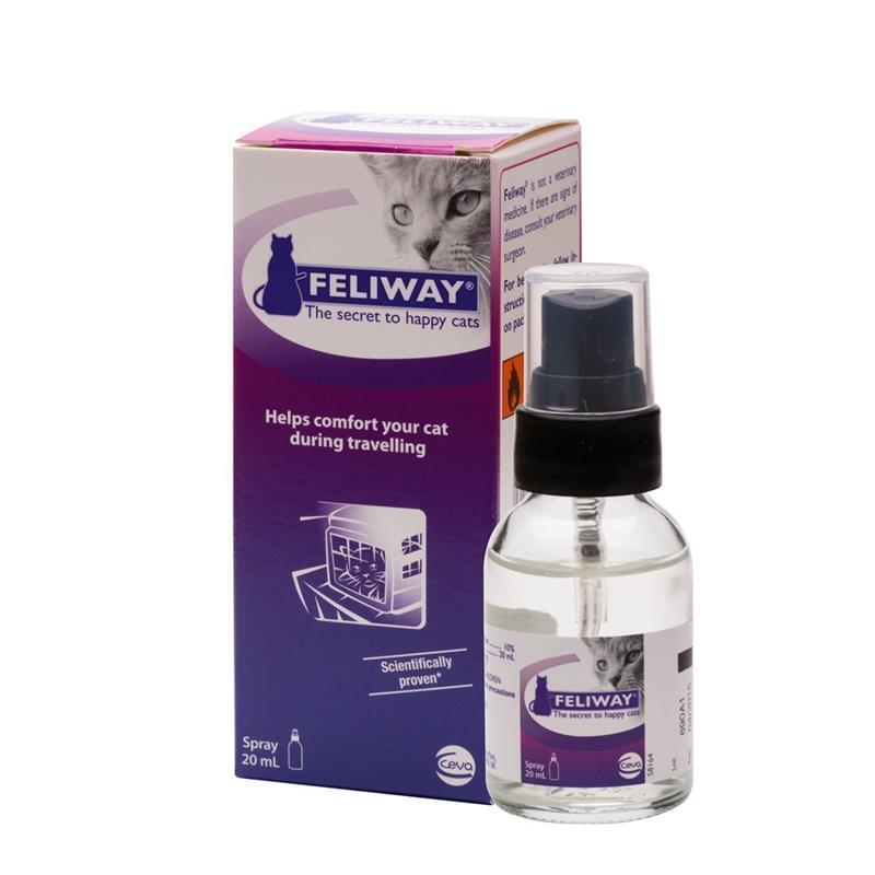 Ceva Feliway Pheromone Stress Travel Spray for Cats 20 mL