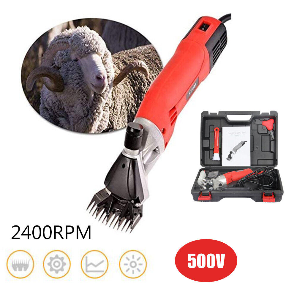 110V Electric Sheep Shears Pet Grooming Tools Clippers Wool Scissors 2400RPM