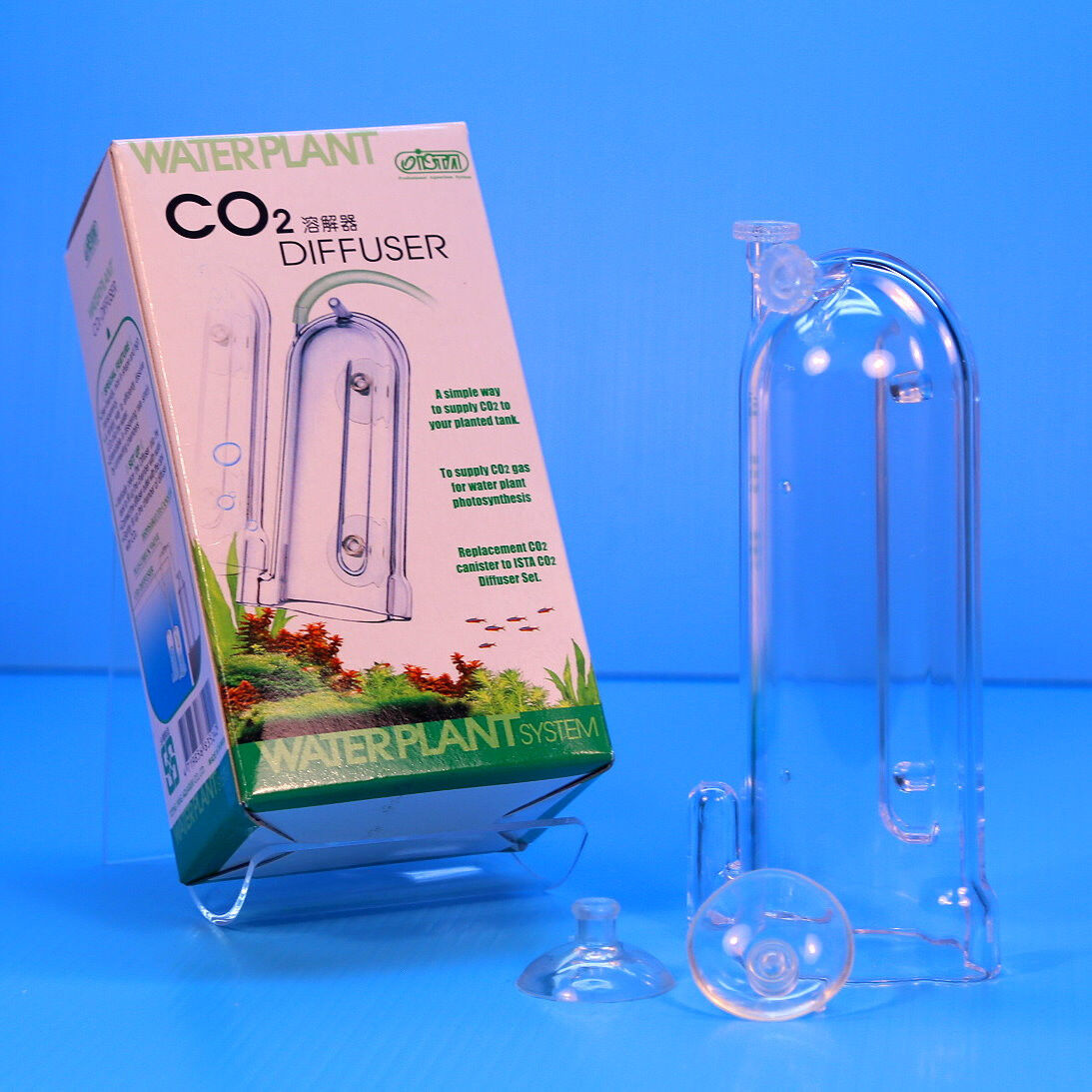 Aquarium CO2 diffuser for DIY yeast bottles disposable co2 cartridge plant tank
