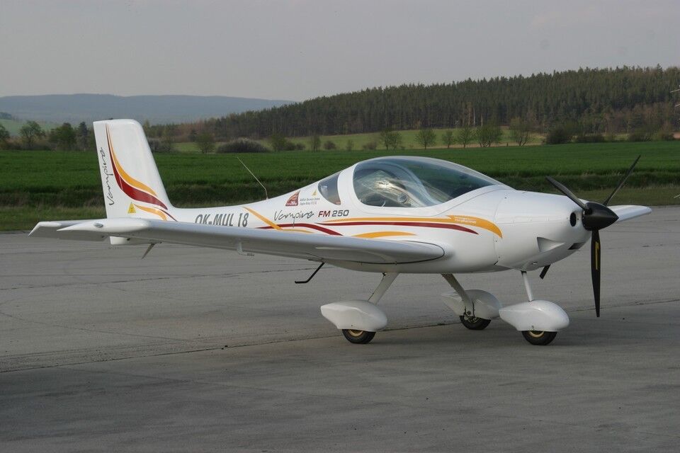  Flying Machines FM 250 Vampire Ultralight Aircraftt Wood Model Large