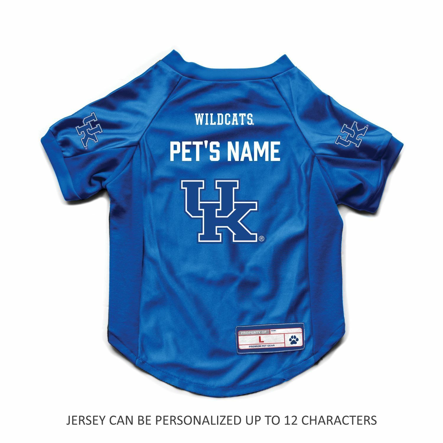 Littlearth NCAA Personalized Dog Jersey KENTUCKY WILDCATS Sizes XS-Big Dog