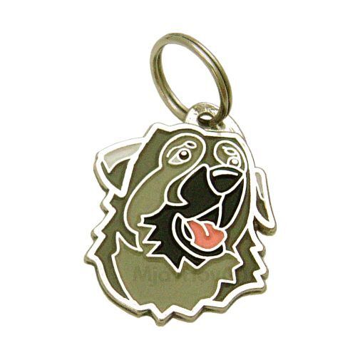 Dog name ID Tag,  Karst shepherd dog, Personalized, Engraved, Handmade, Charm