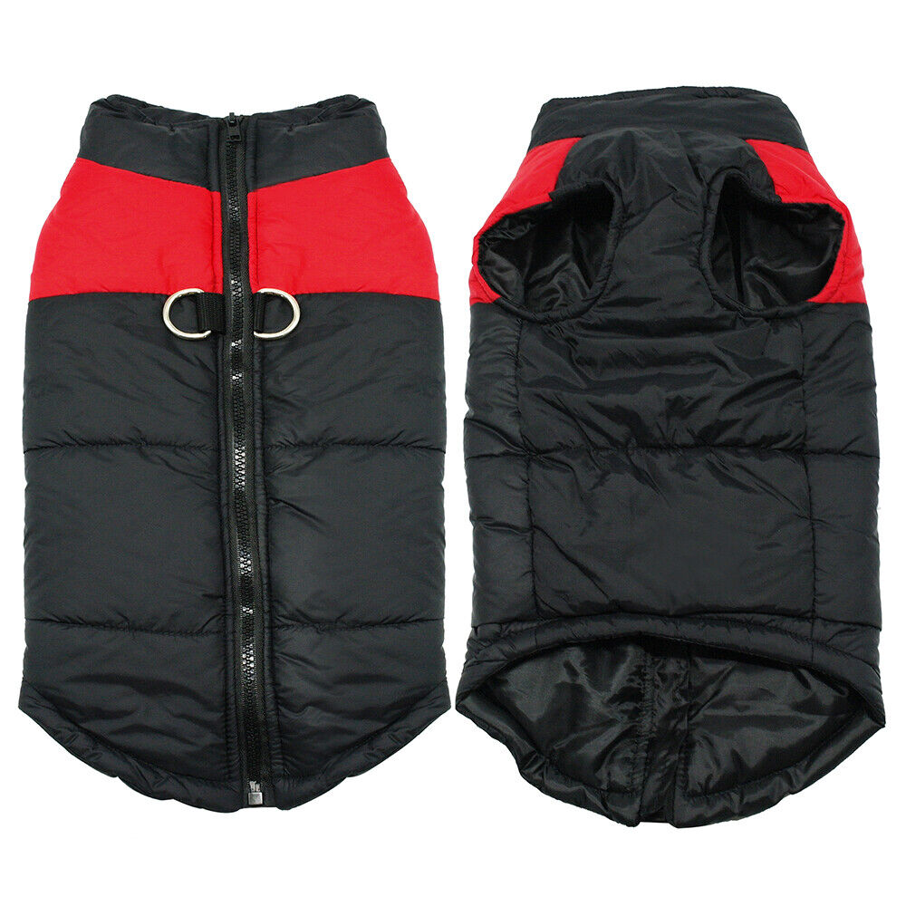 Small to Large Dogs Winter Clothes Waterproof Warm Padded Pet Coats Vest Jacket