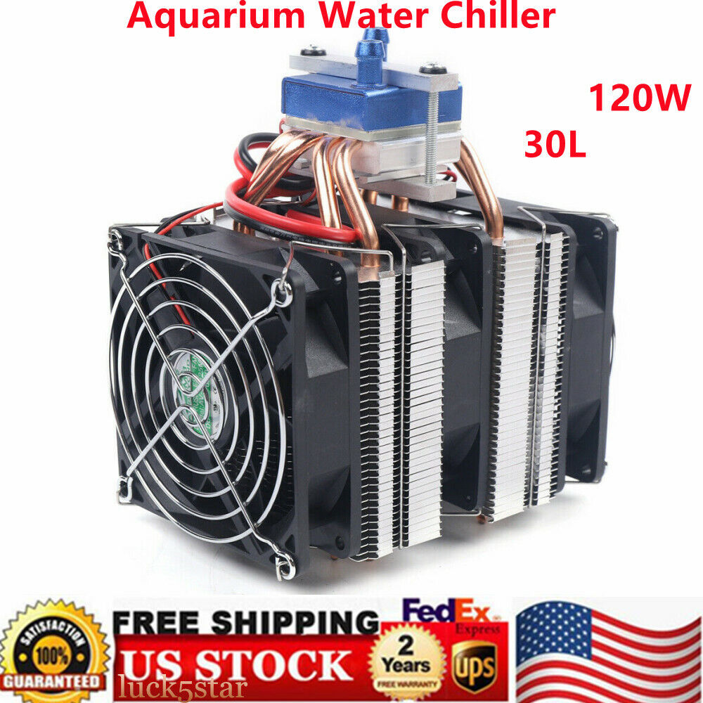 120W 30L Aquarium Water Chiller Fish Shrimp Tank Cooler Cooling Machine 10A