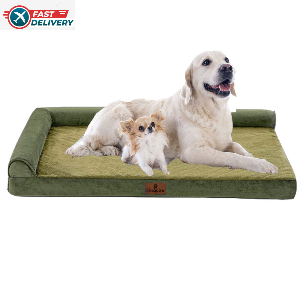 X-Large Orthopedic Memory Foam Dog Bed Washable Pet Mattress Waterproof Dog Beds