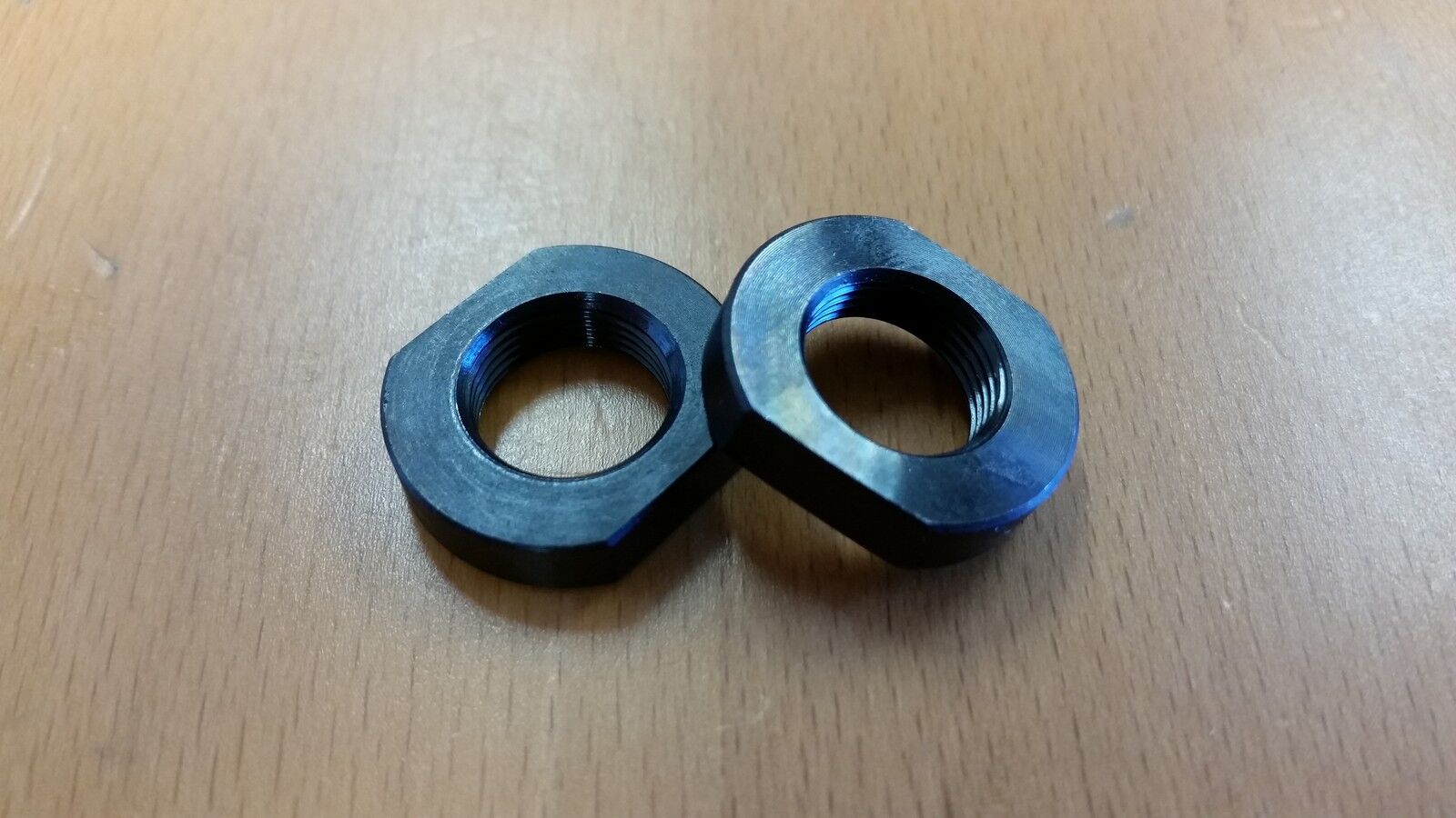 .223/5.56 Jam Nut Muzzle Brake Adjuster 1/2x28 Thread (2-PACK)  USA Black #2996