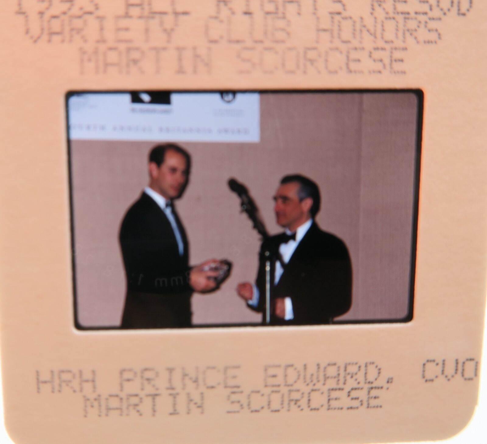 HRH PRINCE EDWARD 1993 MARTIN SCORCESE ORIGINAL SLIDE 18