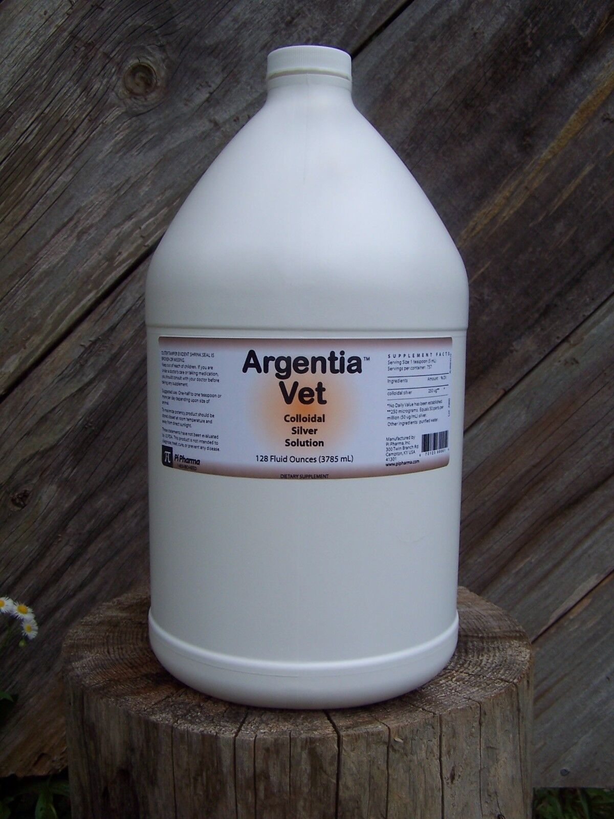 Nature's Extra Argentia Vet Colloidal Silver 50 ppm Solution, 128 oz.