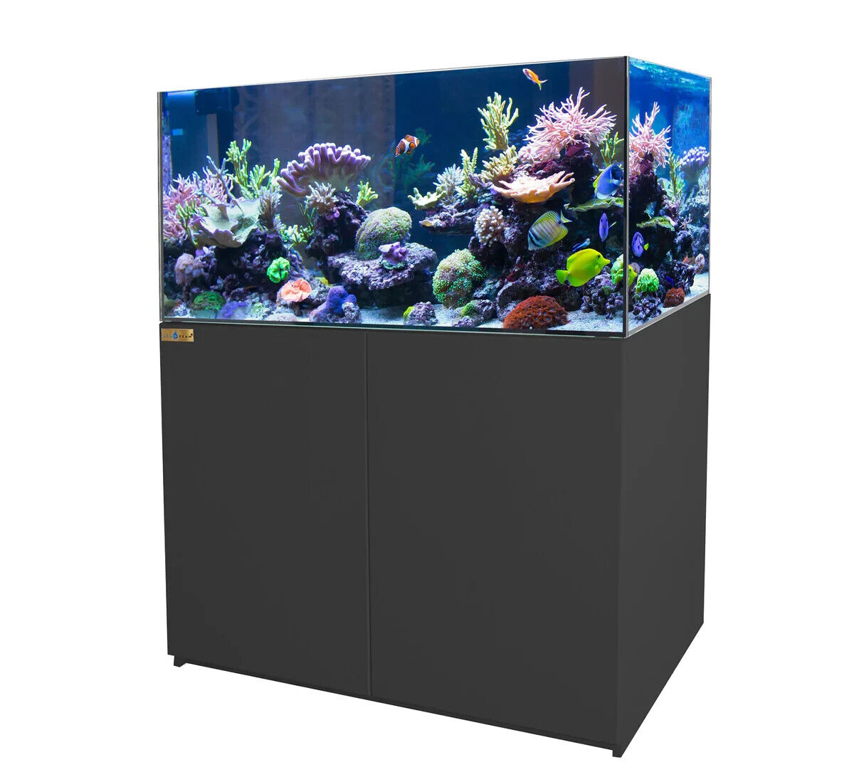 130 Gallon Coral Reef Aquarium Tank with Ultra Clear Glass and Built in Sump