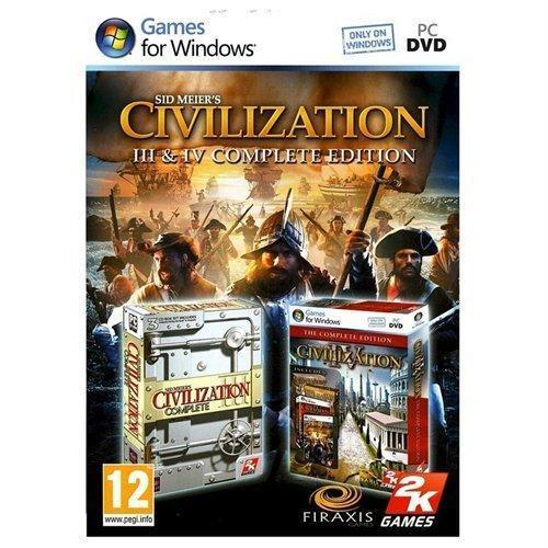 Sid Meier\'s Civilization 3 III and 4 IV Complete Edition PC Brand New Sealed 
