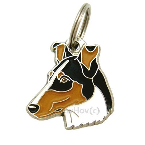 Dog name ID Tag,  Smooth Collie, Personalized, Engraved, Handmade, Charm