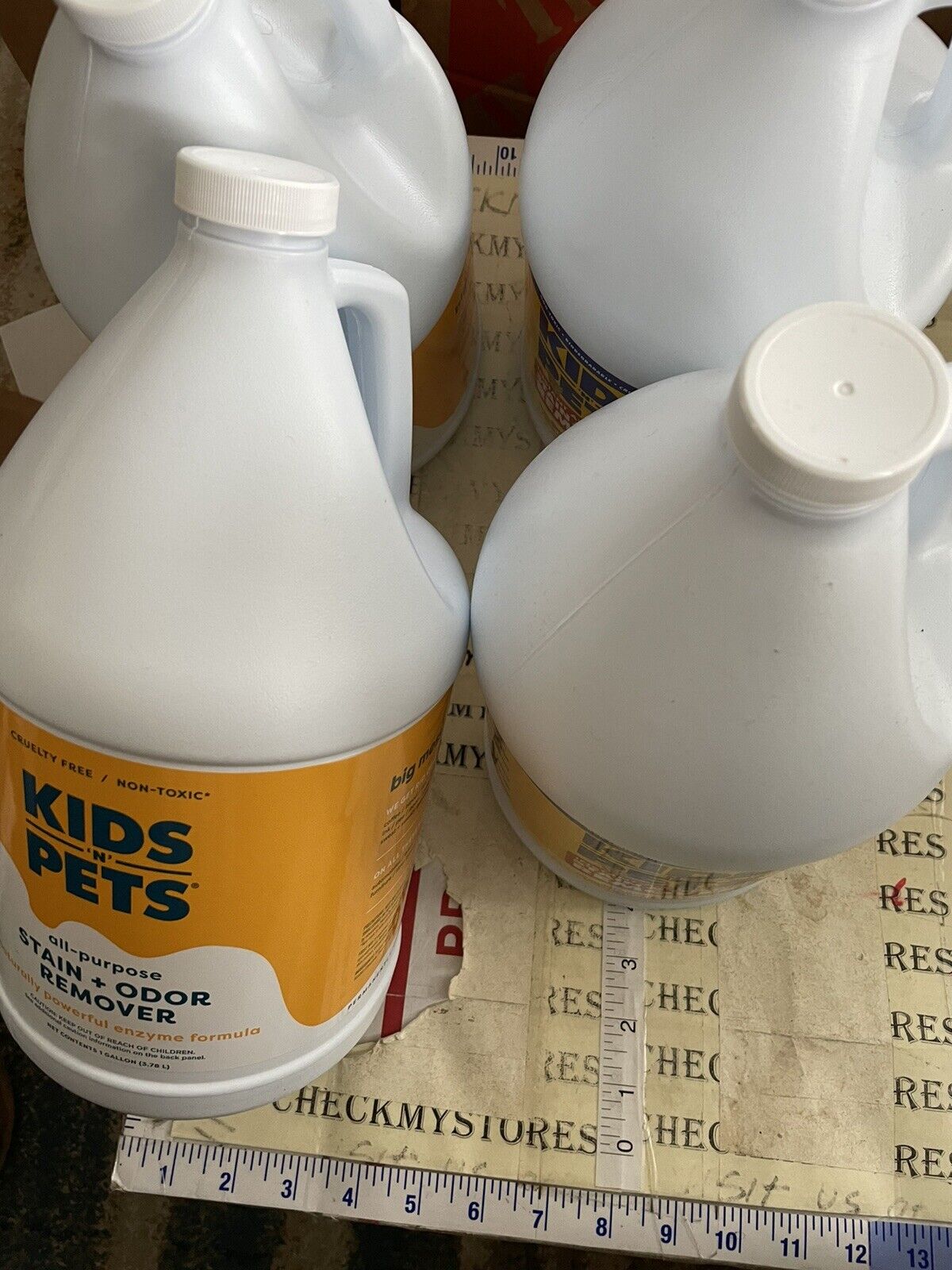 4X1 Gallon KIDS 'N' PETS - Instant All-Purpose Stain & Odor Remover – 128 fl oz