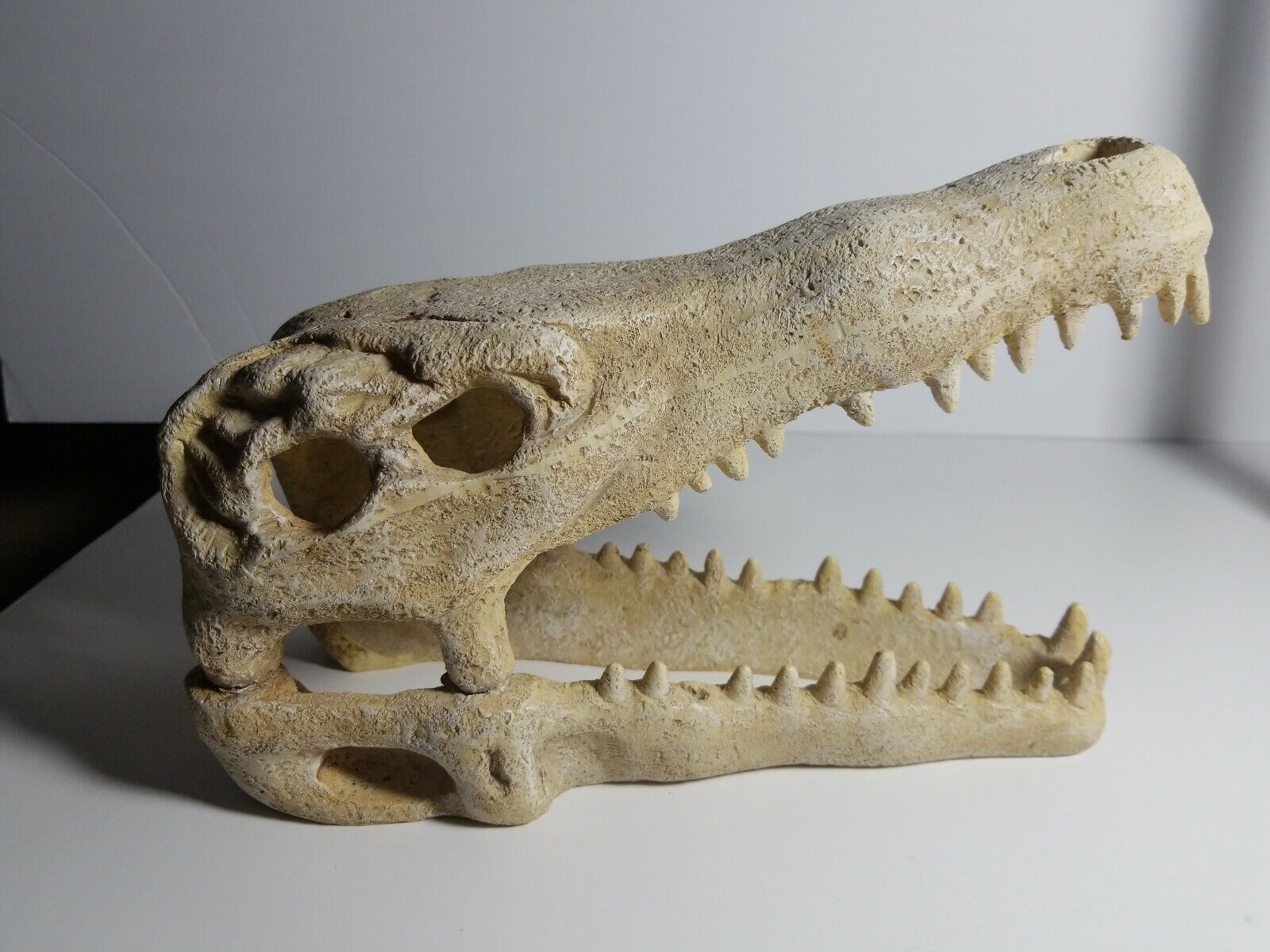 Crocodile Skull Decoration Ornament for Aquarium Fish Tank Reptile 