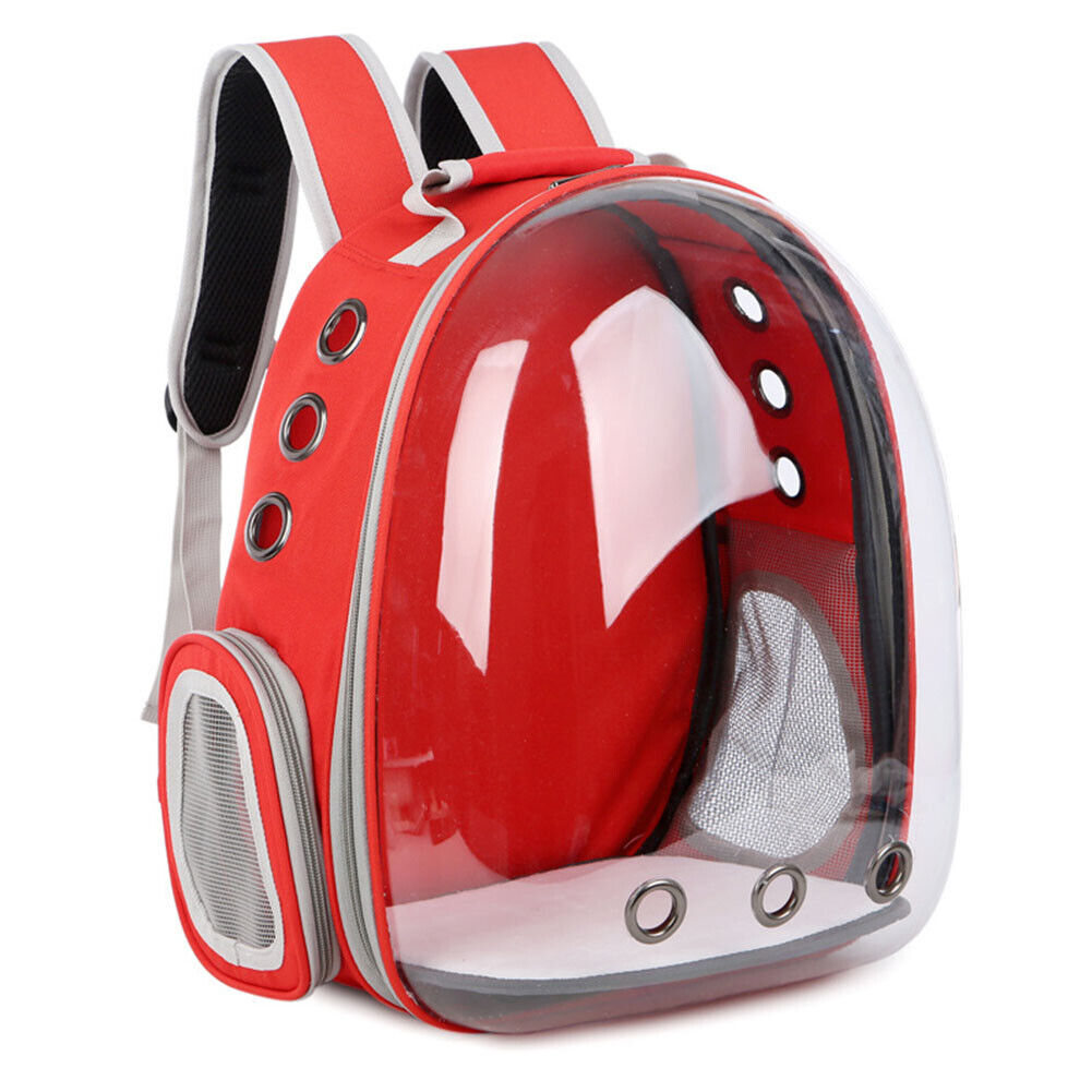 Pet Portable Carrier Backpack Space Capsule Travel Dog Cat Bag Transparent US