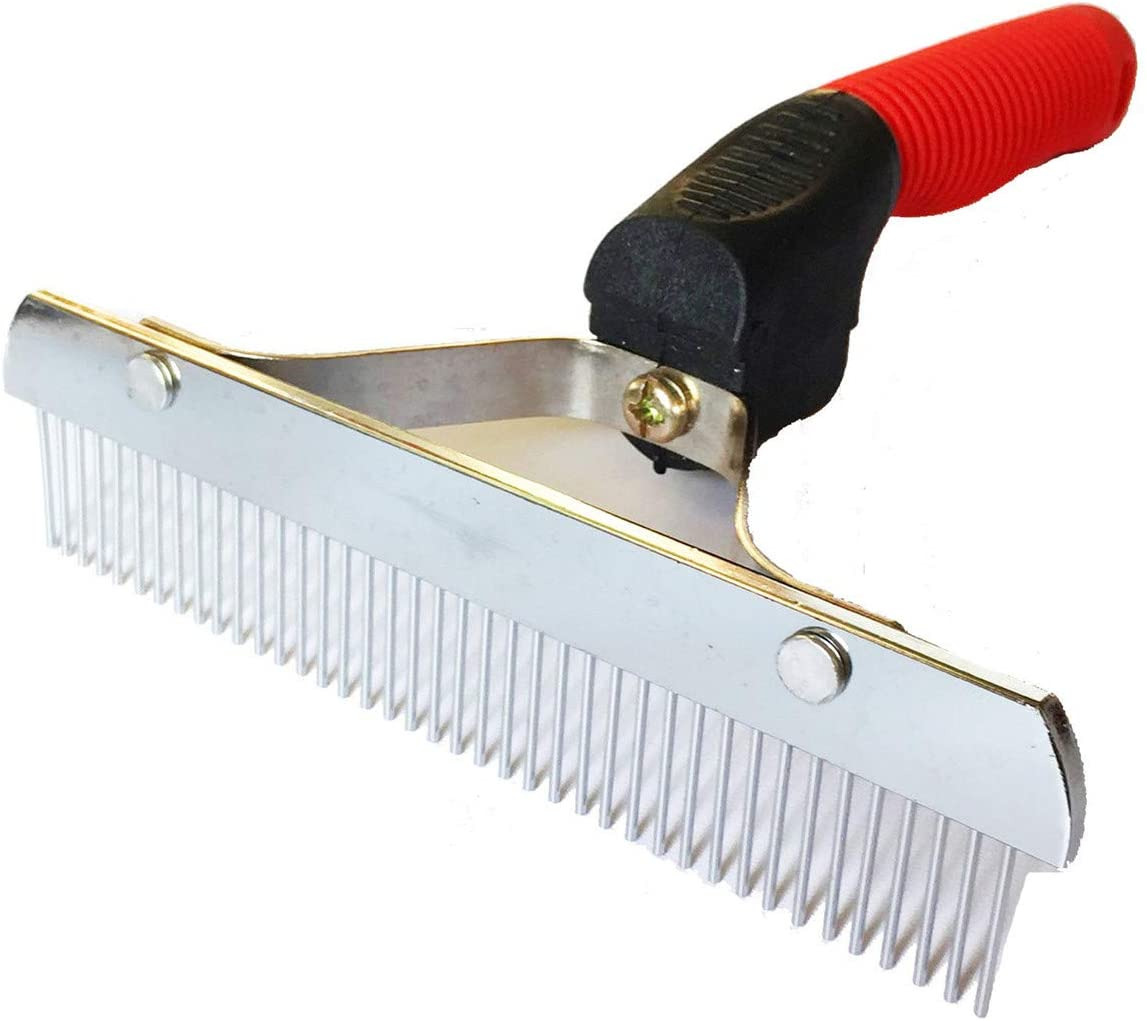 Pet Comb Extra-Large Rake Comb Grooming Brush Deshedding Tool Beauty Comb for La