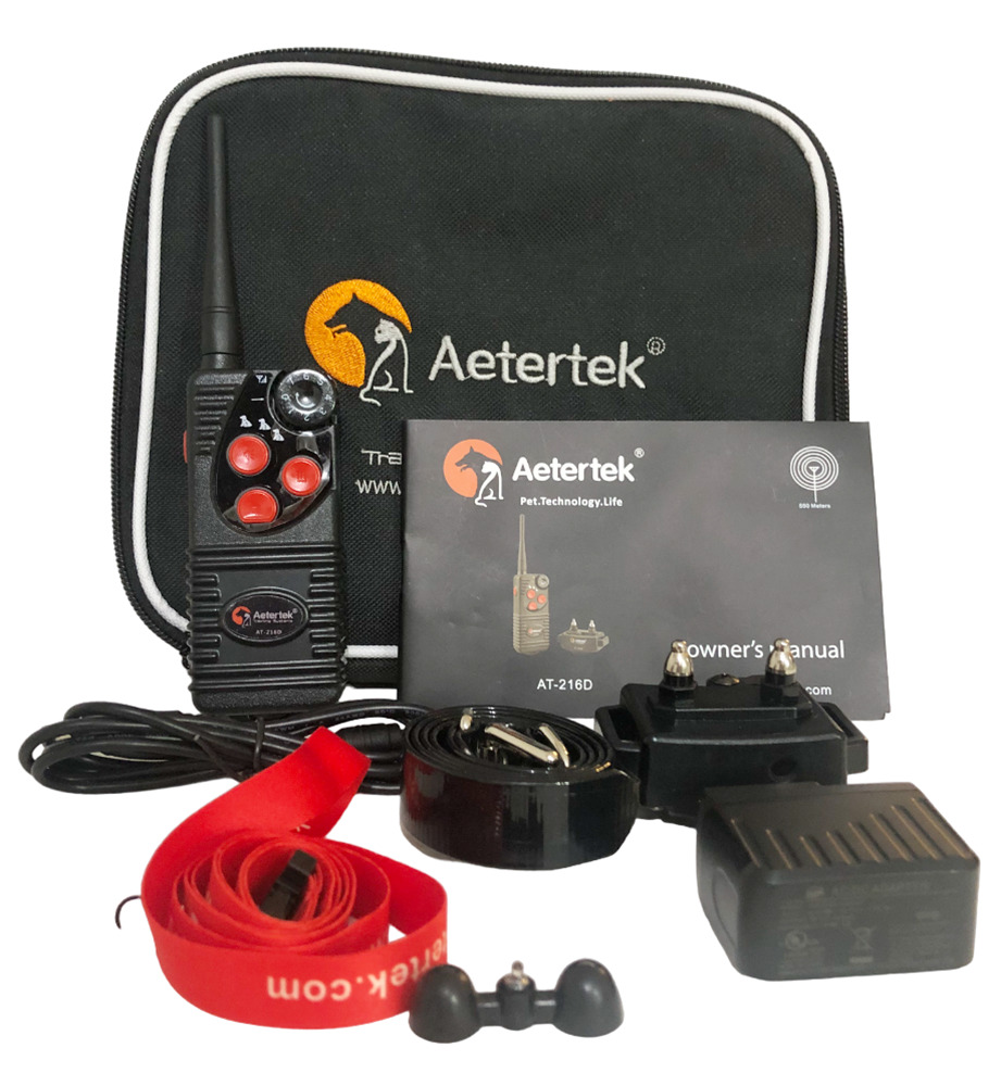 Aetertek 216D-550 Electric Remote Dog Training Shock Waterproof Collar 600 Yards