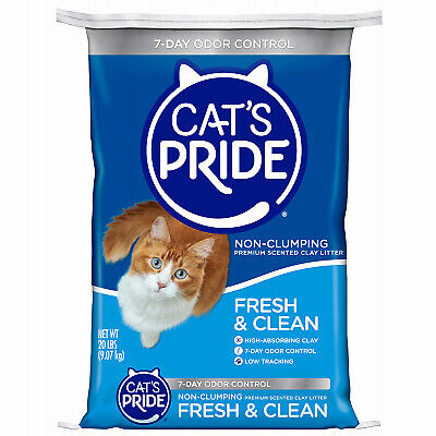 Cat's Pride C48542 Scented Cat Litter, 20 Lbs. - Quantity 98