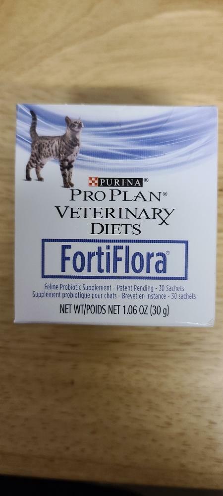 Purina Pro Plan Veterinary Supplements Probiotics Cat Supplement, Fortiflora.