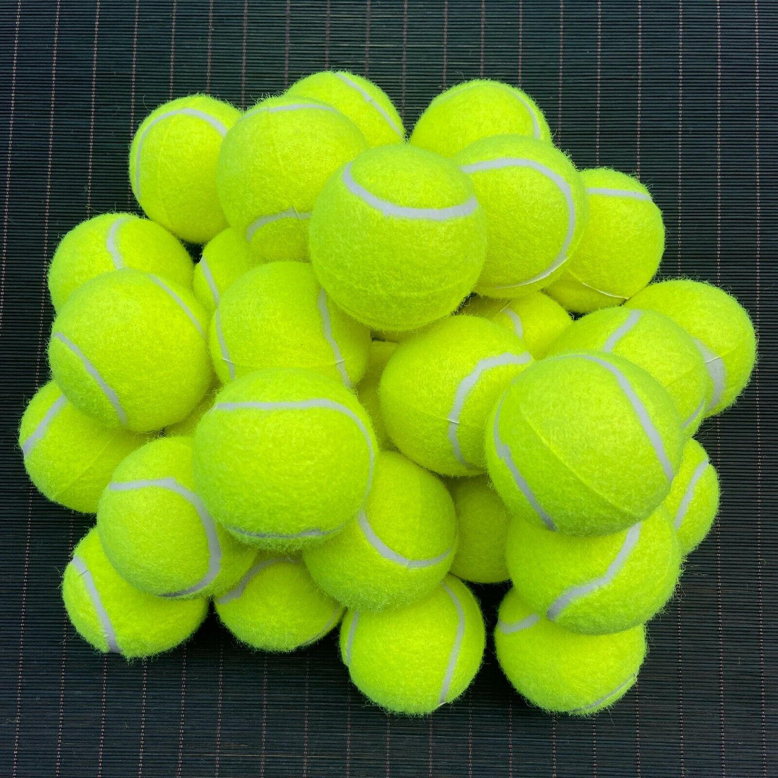 2.5inch Pet Dogs Fun Toys Tennis Balls Chew Throw Training rubber Washable
