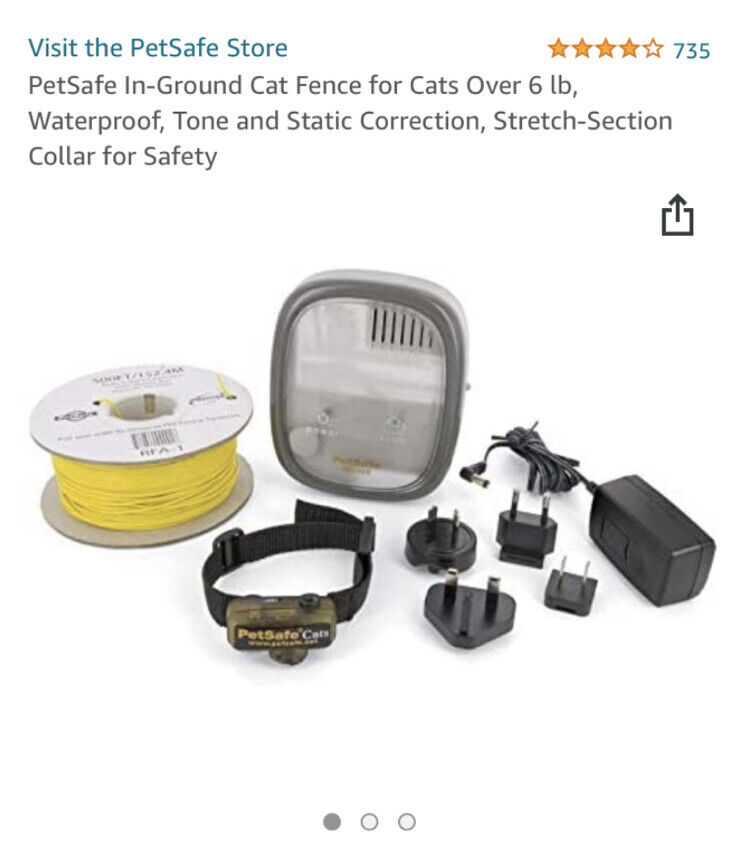 PetSafe In-ground Cat Fence - Waterproof - Tone And Static Correction