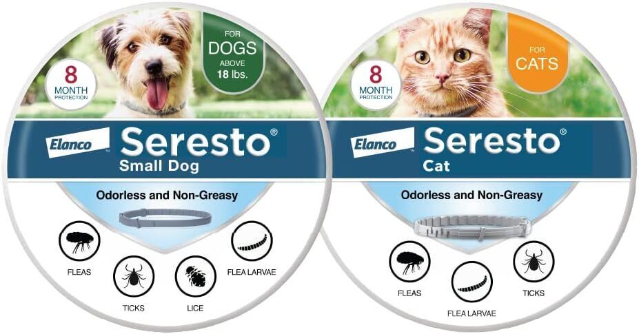 Seresto Veterinarians Recommend Flea&Tick Remedies&Prevention Collars,Cats Dogs^