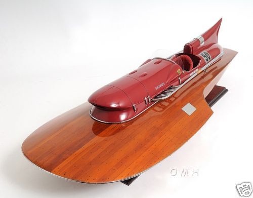 RC Ferrari Arno XI Hydroplane Wooden Model 34\
