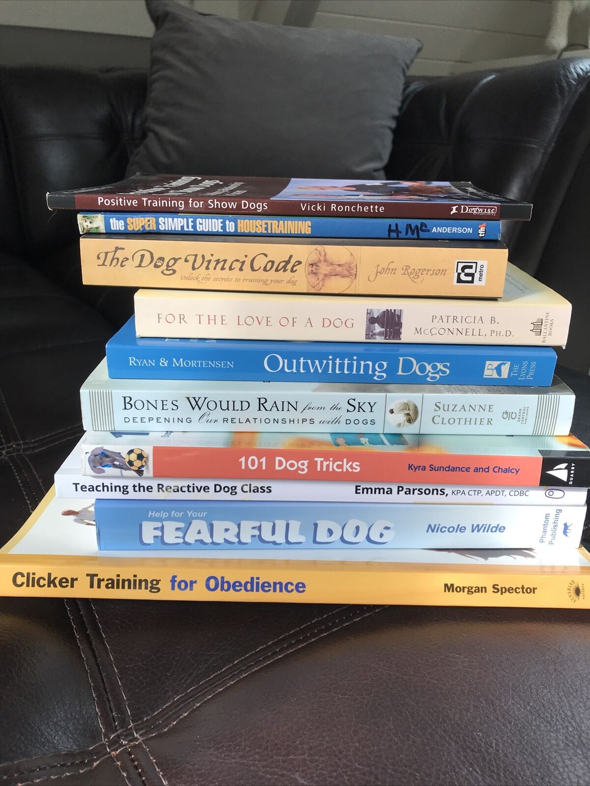 Lot Of 10 Books For Professional Dog Trainer