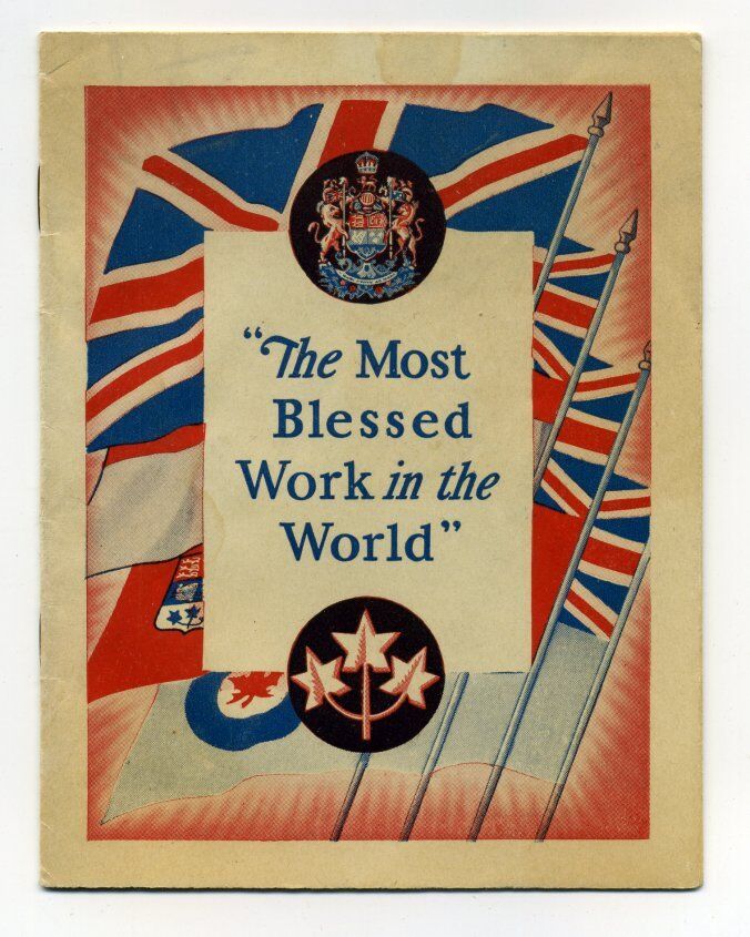 MOST BLESSED WORK IN THE WORLD Canada WW2 Victory Bonds Winston Churchill 1942