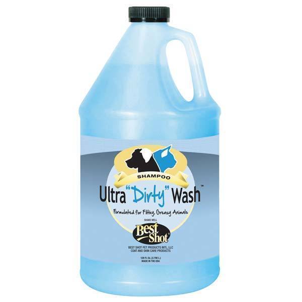 Ultra Dirty Wash Dog Shampoo Grooming Bathing Deep Clean Concentrate Gallon Size
