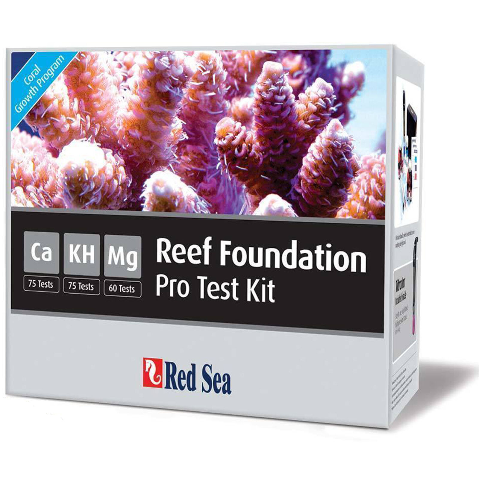 Red Sea Reef Foundation Pro Test Kit Ca KH Mg Coral Nano Reef FREE USA SHIPPING