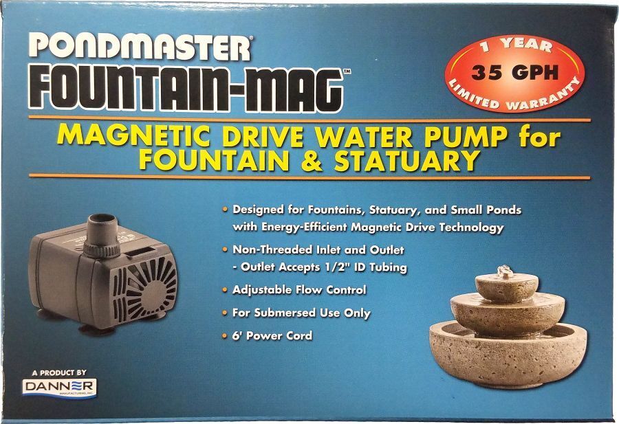 Pondmaster Pond-Mag Magnetic Drive Utility Water Pump 9 sizes available 