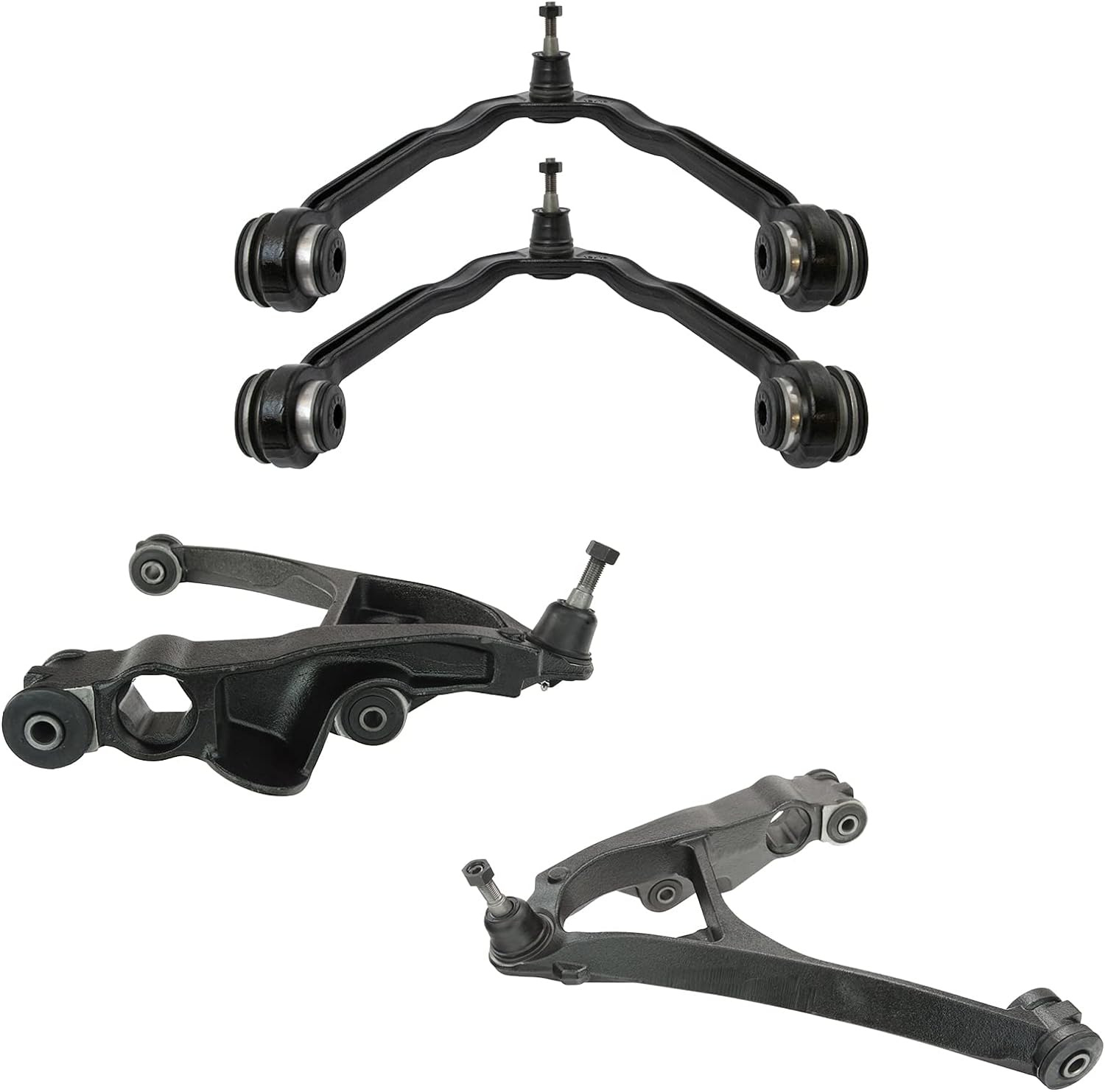 Control Arm & Ball Joint Set of 4 Front Upper & Lower for Cadillac Chevy GMC
