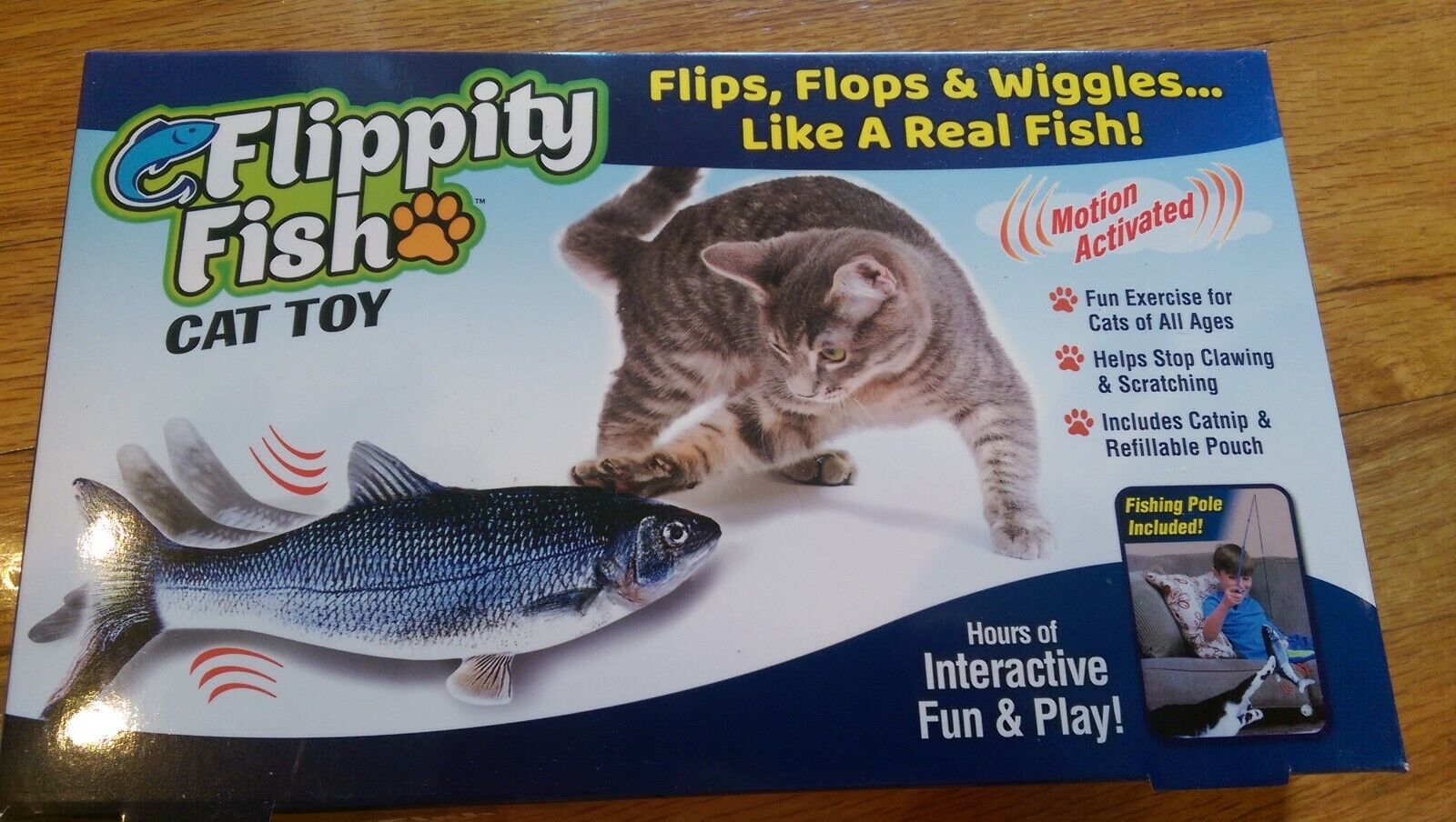 Flippity Fish Rechargeable Cat Toy