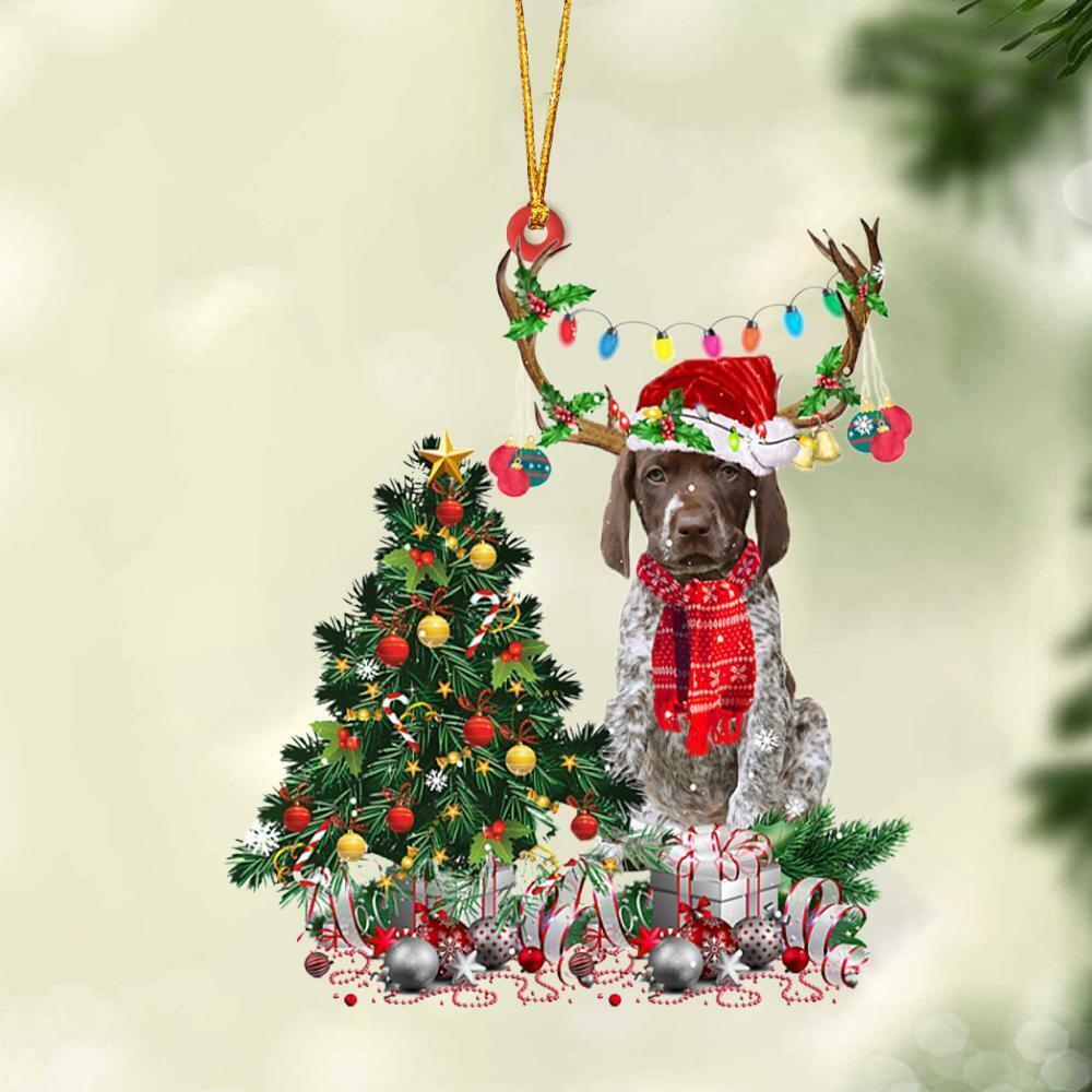 German Shorthaired Pointer 1-Christmas Tree Gift Hanging Ornament