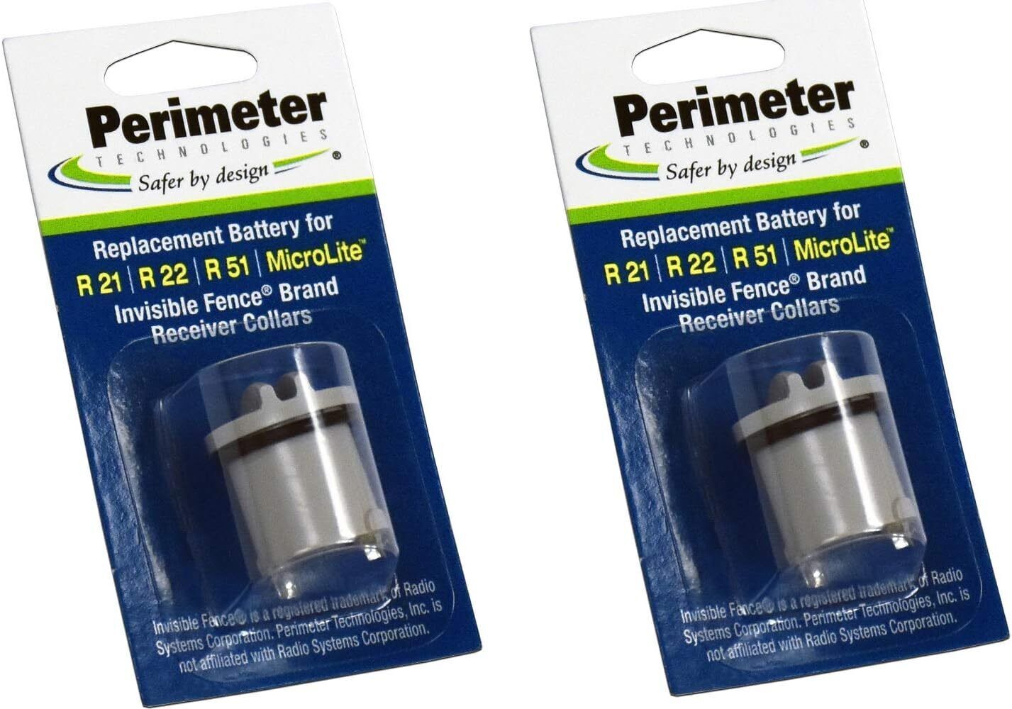 Perimeter Technologies Invisible Fence Collar Battery - R21 R22 R51 Microlite