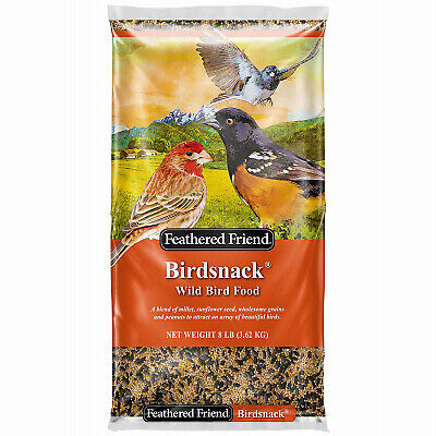 Feathered Friend 14365 Birdsnack Wild Bird Food, 8 Lb. Bag - Quantity 216
