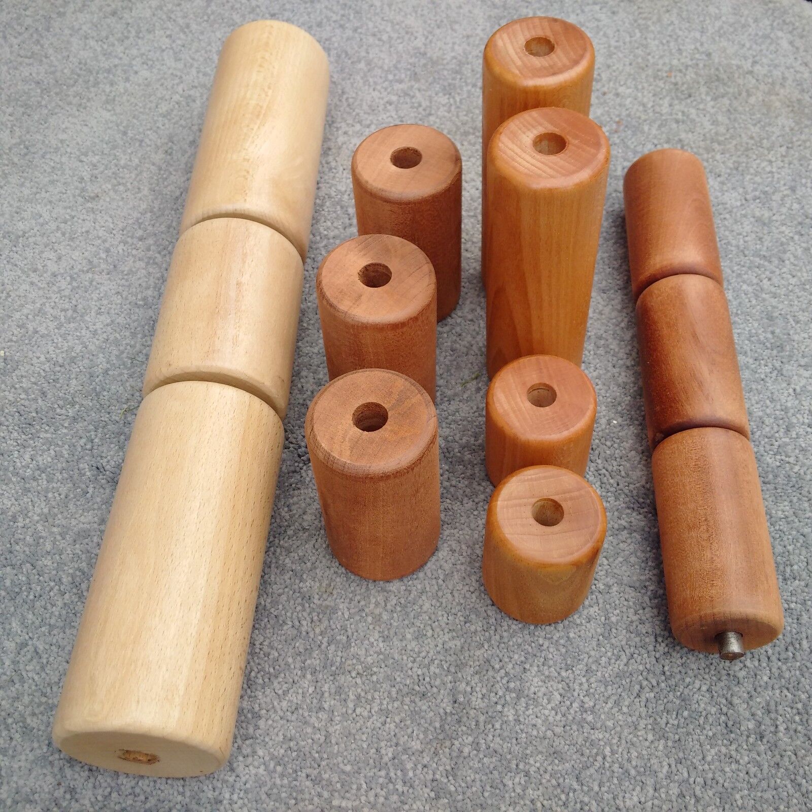 Qualcast/ Atco/ Ransome/Webb/JP Maxees/Honda Lawn Mower Wooden Rollers
