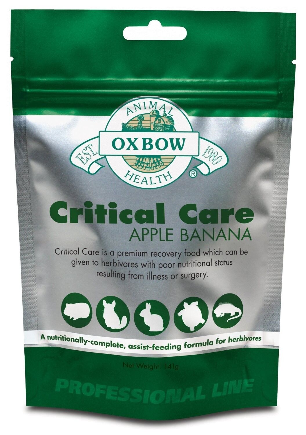 Oxbow Animal Health Critical Care Apple & Banana (141 gram)