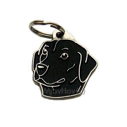 Dog name ID Tag,  Labrador retriever, Personalized, Engraved, Handmade, Charm